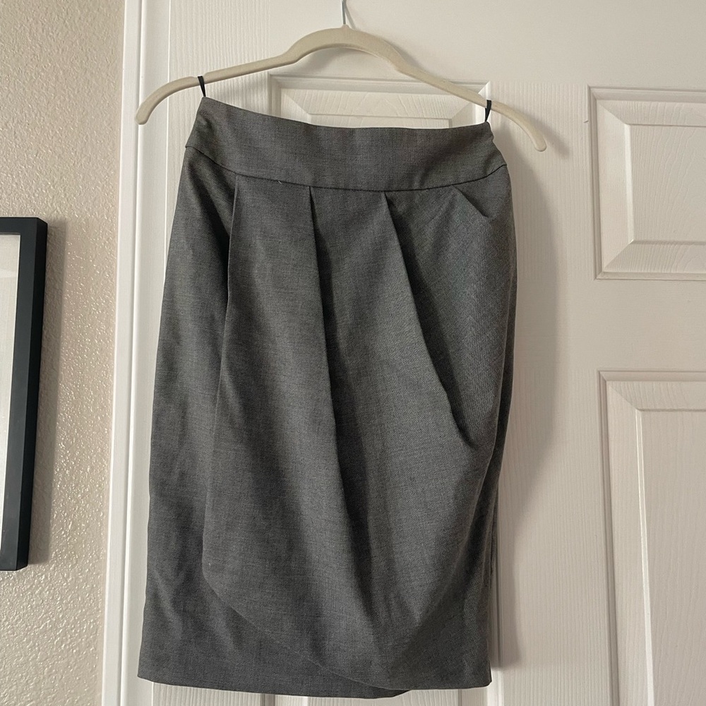 Elegant Gray Women's Skirt